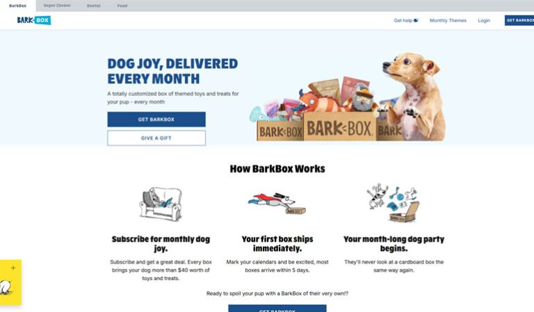 Personalized Pet Care Subscription Boxes