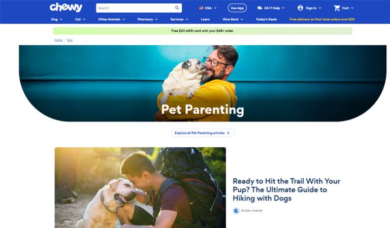 AI Chatbot for Pet Care Product FAQs